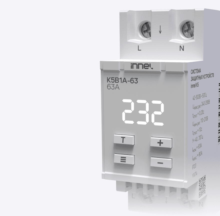 Реле напряжения и тока innel K5B1A