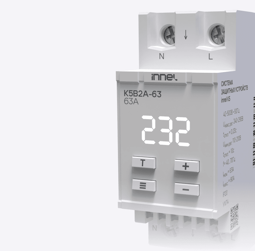 Реле напряжения и тока innel K5B2A